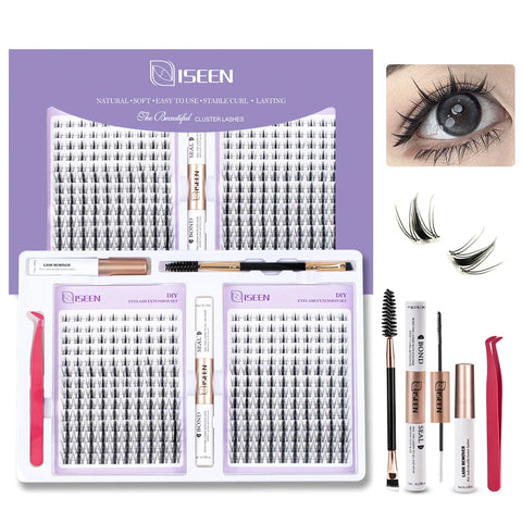 Cat Eye Cluster Lashes – Natural Long DIY Eyelash Extensions