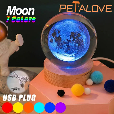 RGB Crystal Ball LED Night Light