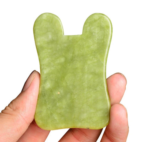 YHCTEC Natural Jade Gua Sha Board – Body & Facial Massage Tool