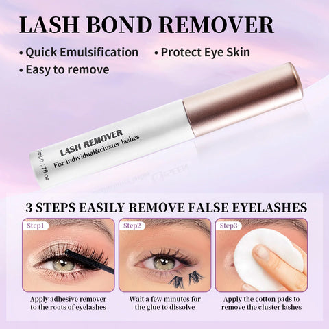 Cat Eye Cluster Lashes – Natural Long DIY Eyelash Extensions