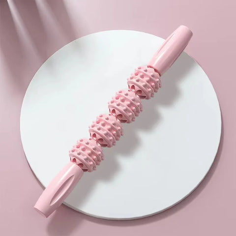 Massage Stick Roller Calf Muscle Massage Roller Cervical Neck Shoulder Back Muscle Relaxer Yoga Wolf Teeth Stick