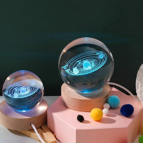 RGB Crystal Ball LED Night Light
