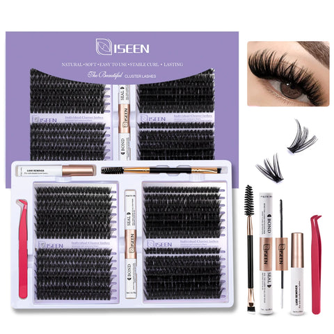 Cat Eye Cluster Lashes – Natural Long DIY Eyelash Extensions