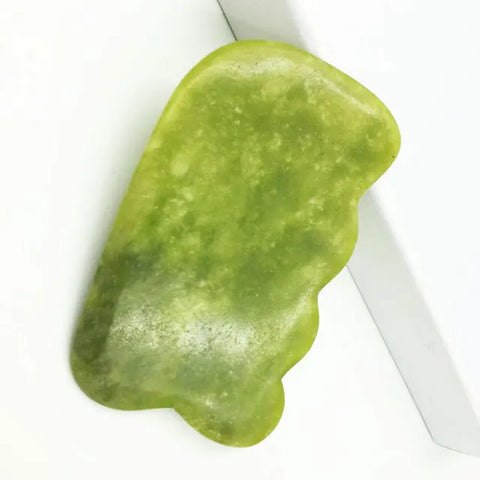 YHCTEC Natural Jade Gua Sha Board – Body & Facial Massage Tool