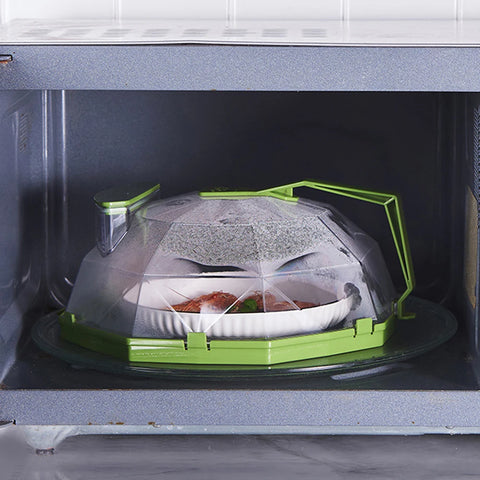 Microwave Cover for Food In Microwave Oven Water Injection Diversion Splatter Cover Food Cover Guard Lid for Kitchen Gadgets