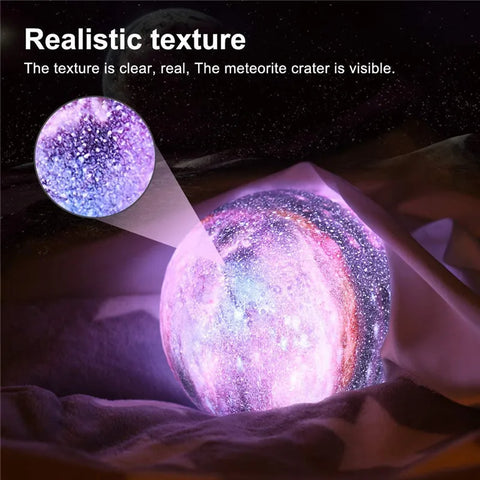 MERRYHOME Moon Lamp – Color-Changing 3D LED for Kids & Adults