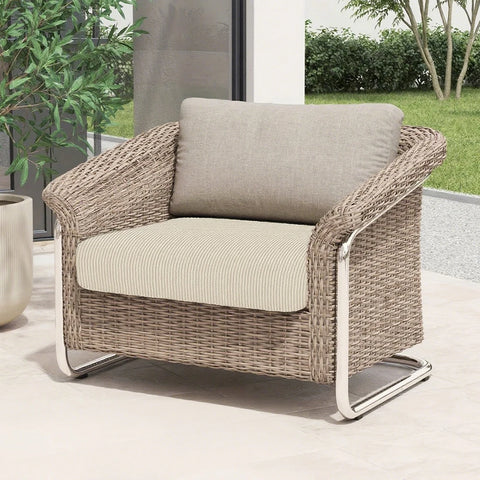 Striped Jacquard Patio Sofa Cover Elastic Luxury Fabric Sofa Seat Cushion Case Home Decor Thick Dustproof Outdoor Sofa Slipcover