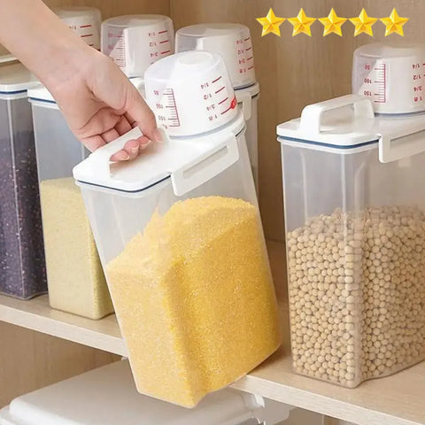 ESNone Pantry Organizer – Smart Storage for Rice, Grains & Cereals
