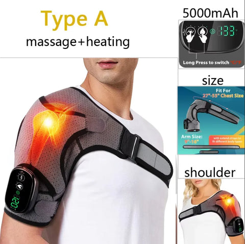 DeMoce Heated Massager – Neck, Shoulder & Knee Relief