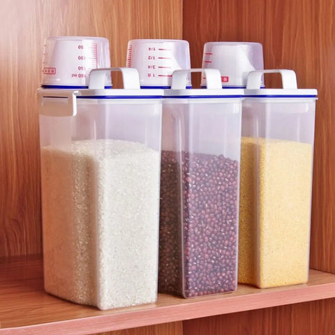 ESNone Pantry Organizer – Smart Storage for Rice, Grains & Cereals