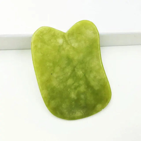 YHCTEC Natural Jade Gua Sha Board – Body & Facial Massage Tool