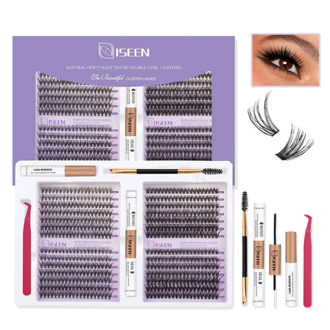 Cat Eye Cluster Lashes – Natural Long DIY Eyelash Extensions