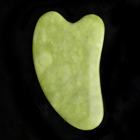 YHCTEC Natural Jade Gua Sha Board – Body & Facial Massage Tool