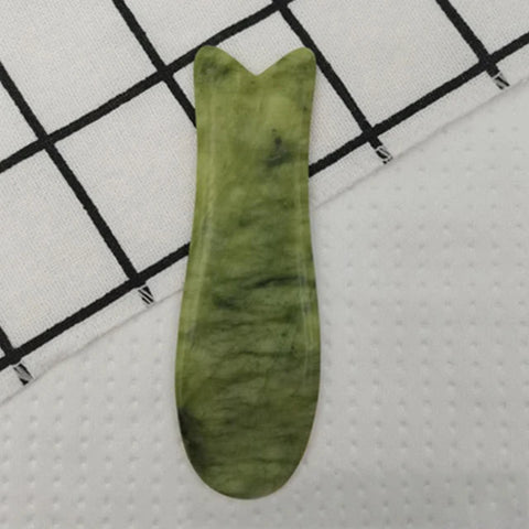 YHCTEC Natural Jade Gua Sha Board – Body & Facial Massage Tool