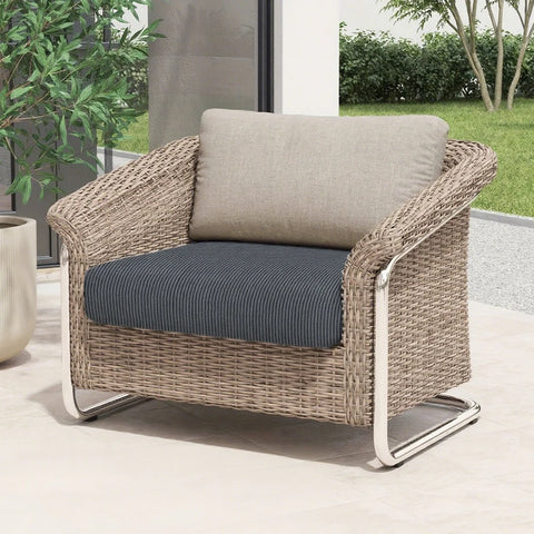 Striped Jacquard Patio Sofa Cover Elastic Luxury Fabric Sofa Seat Cushion Case Home Decor Thick Dustproof Outdoor Sofa Slipcover