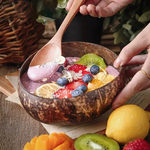 Natural Coconut Shell Bowls