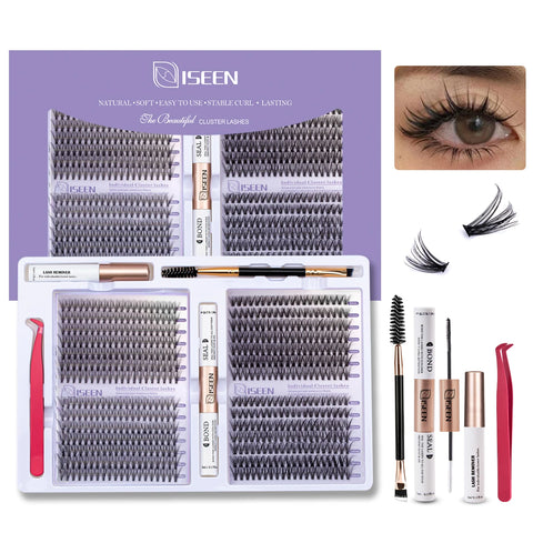 Cat Eye Cluster Lashes – Natural Long DIY Eyelash Extensions