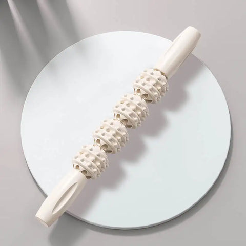 Massage Stick Roller Calf Muscle Massage Roller Cervical Neck Shoulder Back Muscle Relaxer Yoga Wolf Teeth Stick