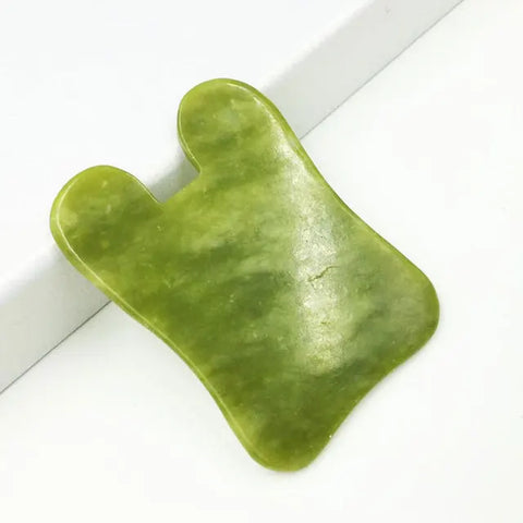 YHCTEC Natural Jade Gua Sha Board – Body & Facial Massage Tool