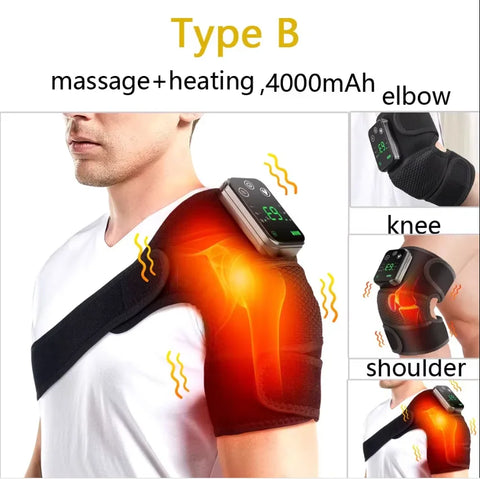 DeMoce Heated Massager – Neck, Shoulder & Knee Relief