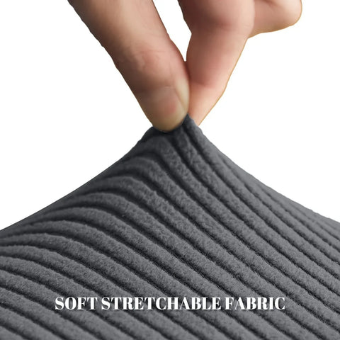 Striped Jacquard Patio Sofa Cover Elastic Luxury Fabric Sofa Seat Cushion Case Home Decor Thick Dustproof Outdoor Sofa Slipcover
