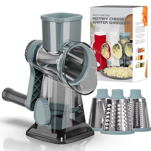 3 IN 1 ROTARY CHEESE GRATER