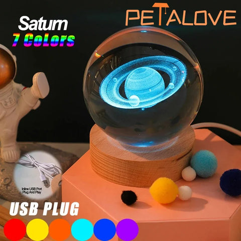 RGB Crystal Ball LED Night Light