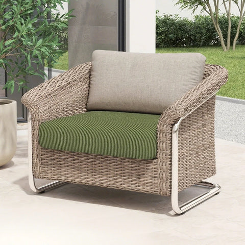 Striped Jacquard Patio Sofa Cover Elastic Luxury Fabric Sofa Seat Cushion Case Home Decor Thick Dustproof Outdoor Sofa Slipcover