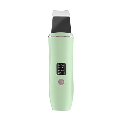 Ultrasonic Skin Scrubber Peeling Blackhead Remover Deep Face Cleaning Ultrasonic Ion Acne Pore Cleaner Facial Shovel Cleanser