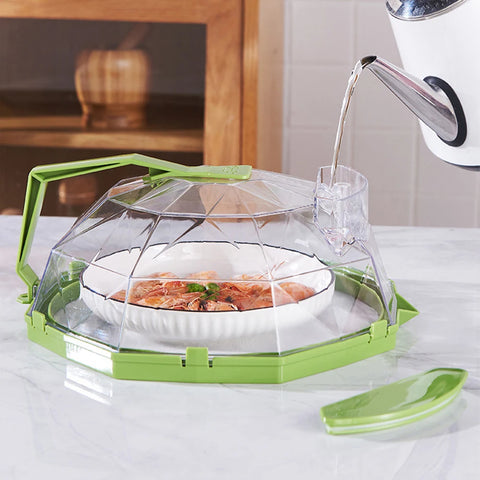 Microwave Cover for Food In Microwave Oven Water Injection Diversion Splatter Cover Food Cover Guard Lid for Kitchen Gadgets