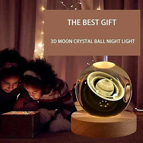 RGB Crystal Ball LED Night Light