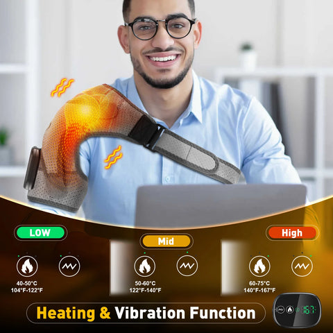 DeMoce Heated Massager – Neck, Shoulder & Knee Relief