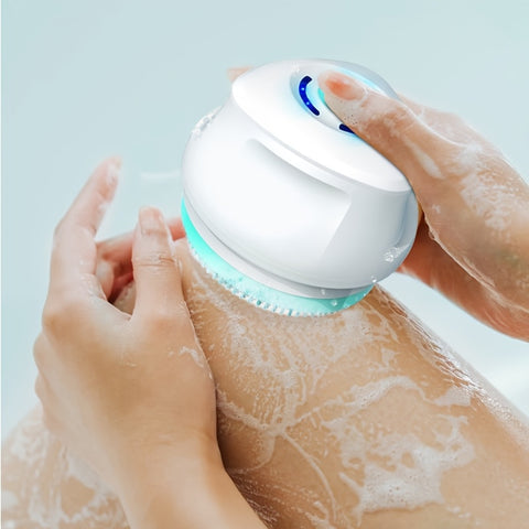 ADKING 6-in-1 Rechargeable Electric Shower Brush – Full Body Cleansing & Exfoliation