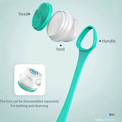 ADKING 6-in-1 Rechargeable Electric Shower Brush – Full Body Cleansing & Exfoliation