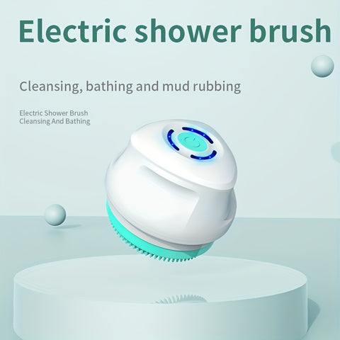 ADKING 6-in-1 Rechargeable Electric Shower Brush – Full Body Cleansing & Exfoliation