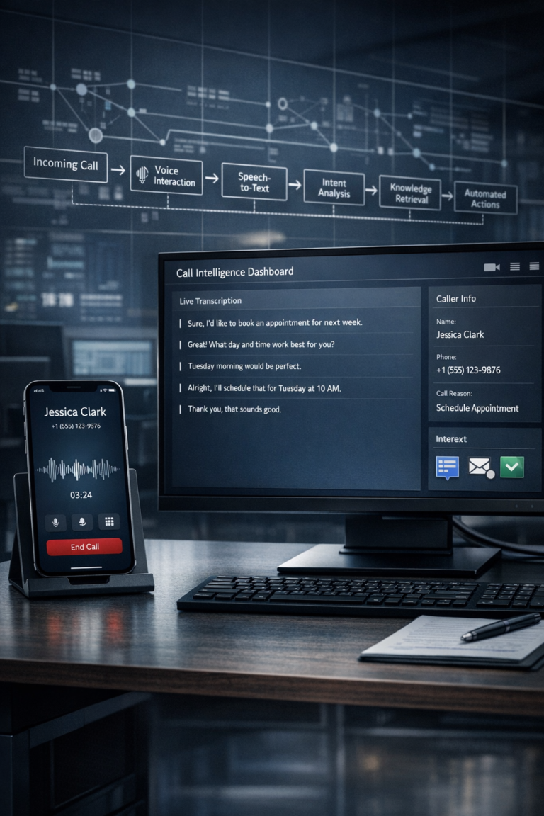 AI Phone Agent™ – AI Agent for Automated Call Handling, Appointment Booking & RAG-Based Voice Support
