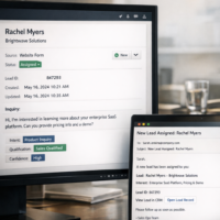 Customer Lead AI Agent™ – AI Agent for Intelligent Lead Analysis, Contact Matching & Automated Email Notifications