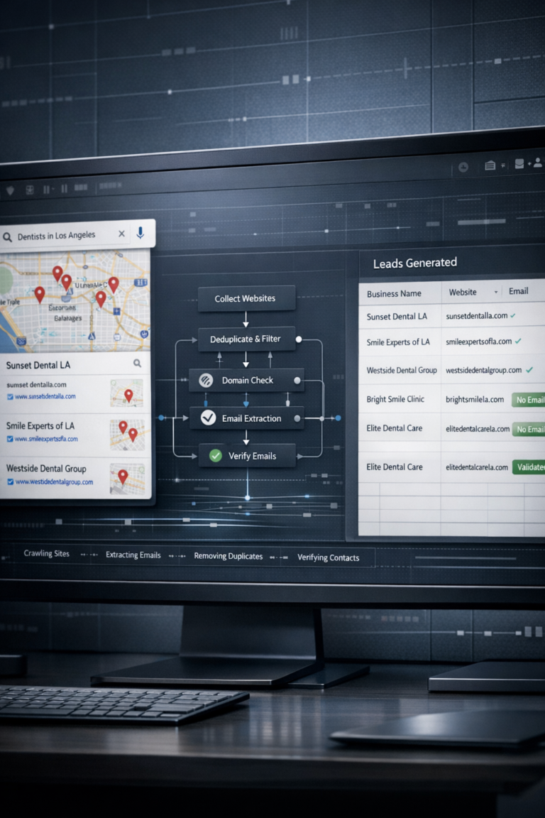 Google Maps Scraper Agent™ – AI Agent for Automated Business Data Extraction, Web Scraping & Google Sheets Export