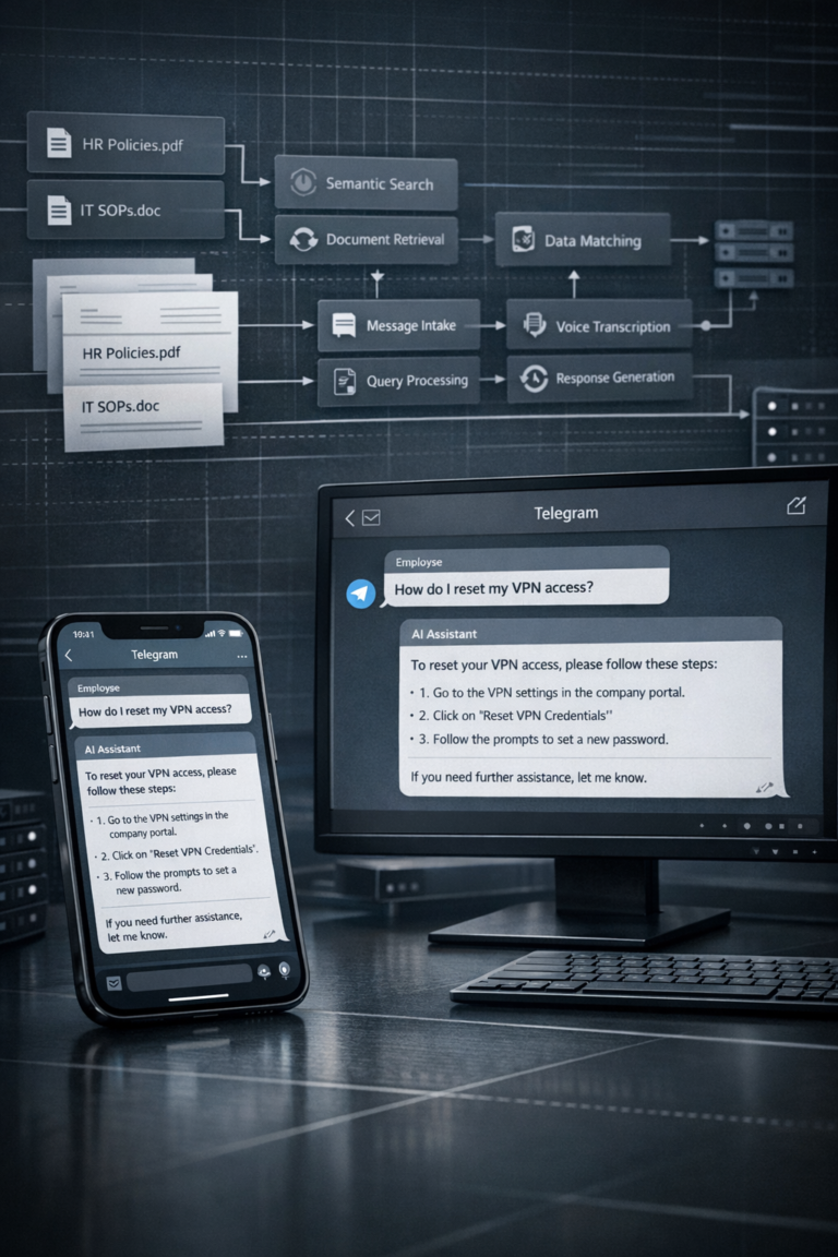 HR & IT Helpdesk Agent™ – AI Agent for Automated Policy Support, Voice Transcription & Intelligent Chat Assistance