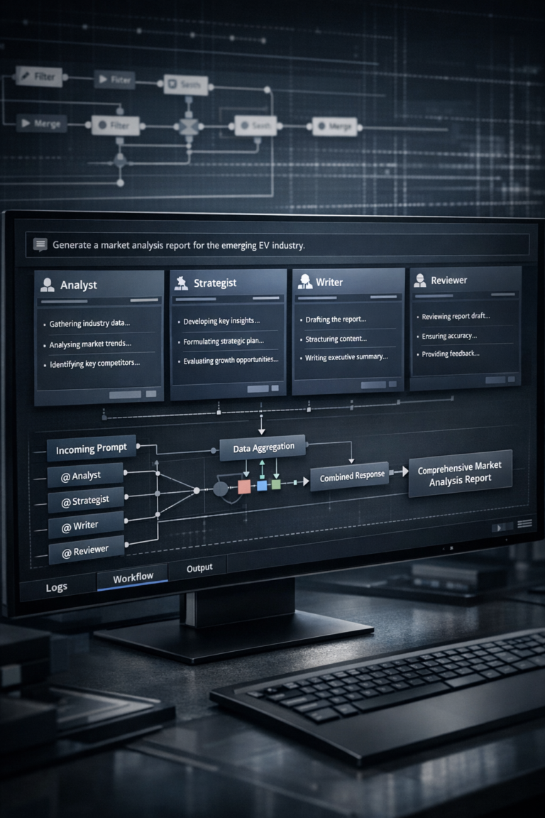 Multi-Agent Conversation™ – AI Agent for Scalable Chat Orchestration, Dynamic Routing & Personalized Responses