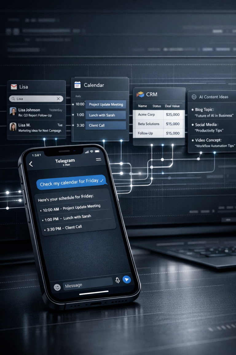 Personal Assistant Agent™ – AI Executive Assistant for Email, Calendar, CRM & Content Ideation