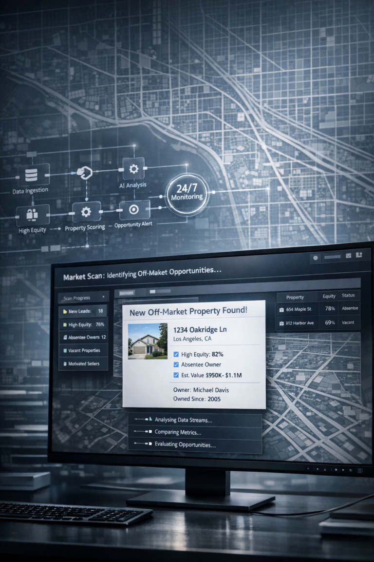 Real Estate Market Scanner™ – AI Agent for Automated Property Discovery, Lead Qualification & Team Notifications