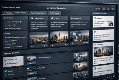Social Media Content Factory™ – AI Agent for Automated Content Generation, Approval Workflows & Multi-Platform Publishing