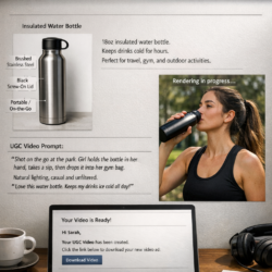 UGC Video Ad Agent™ – AI-Driven System for Product Image Intelligence, UGC Prompt Engineering & Video Ads