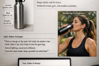 UGC Video Ad Agent™ – AI Agent for Image Analysis, UGC Prompt Engineering & Automated Video Creation